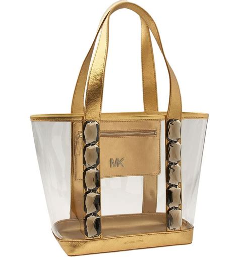 transparent michael kors bag|michael kors clear tote.